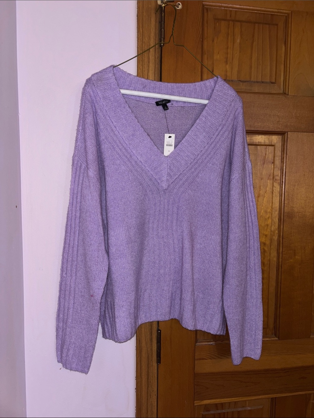 Talbots V-Neck Lavender Sweater